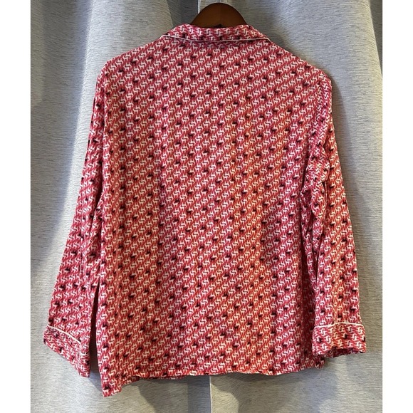 Victoria's Secret Dreamer Pajamas M Red Reindeer‎ Modal Lightweight Flannel - Picture 4 of 9